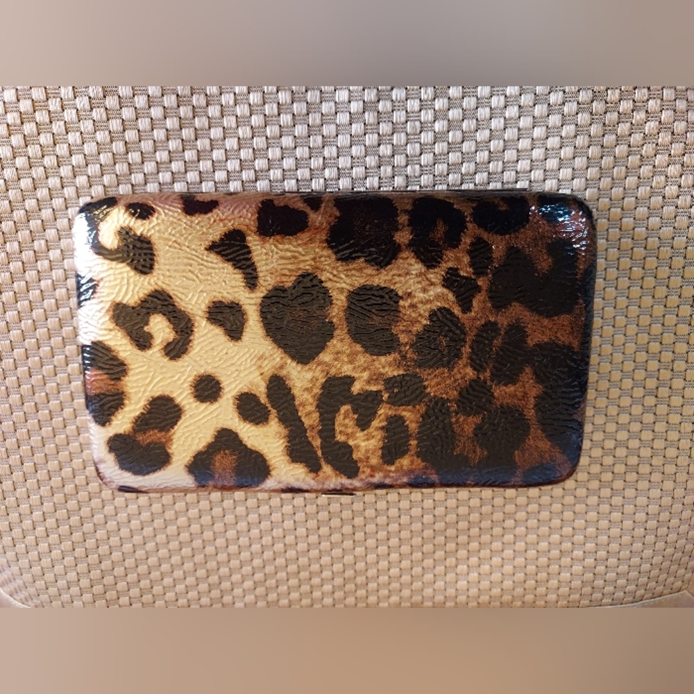 Leopard Print Wallet & Checkbook Cover